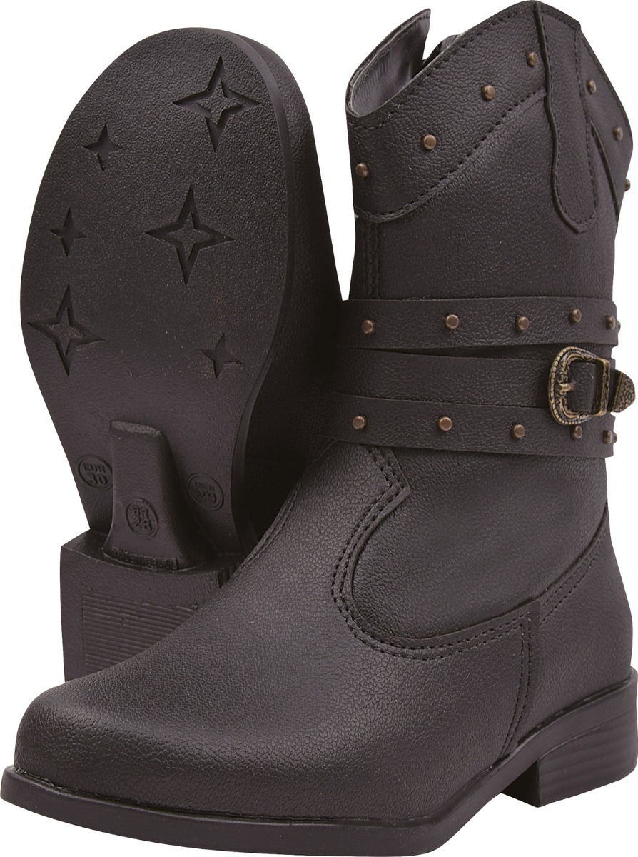 bota cano curto infantil menina