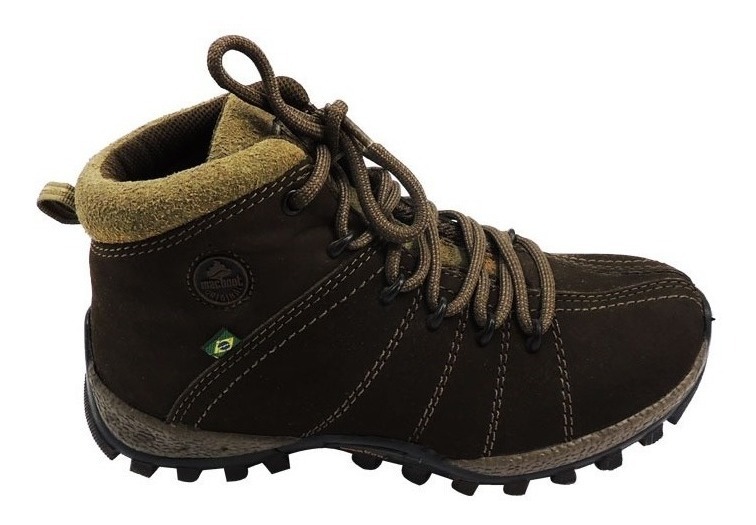 Bota Macboot Uirapuru 02 Babaçu Cano Alto (infantil) - R$ 173,75 em Mercado Livre