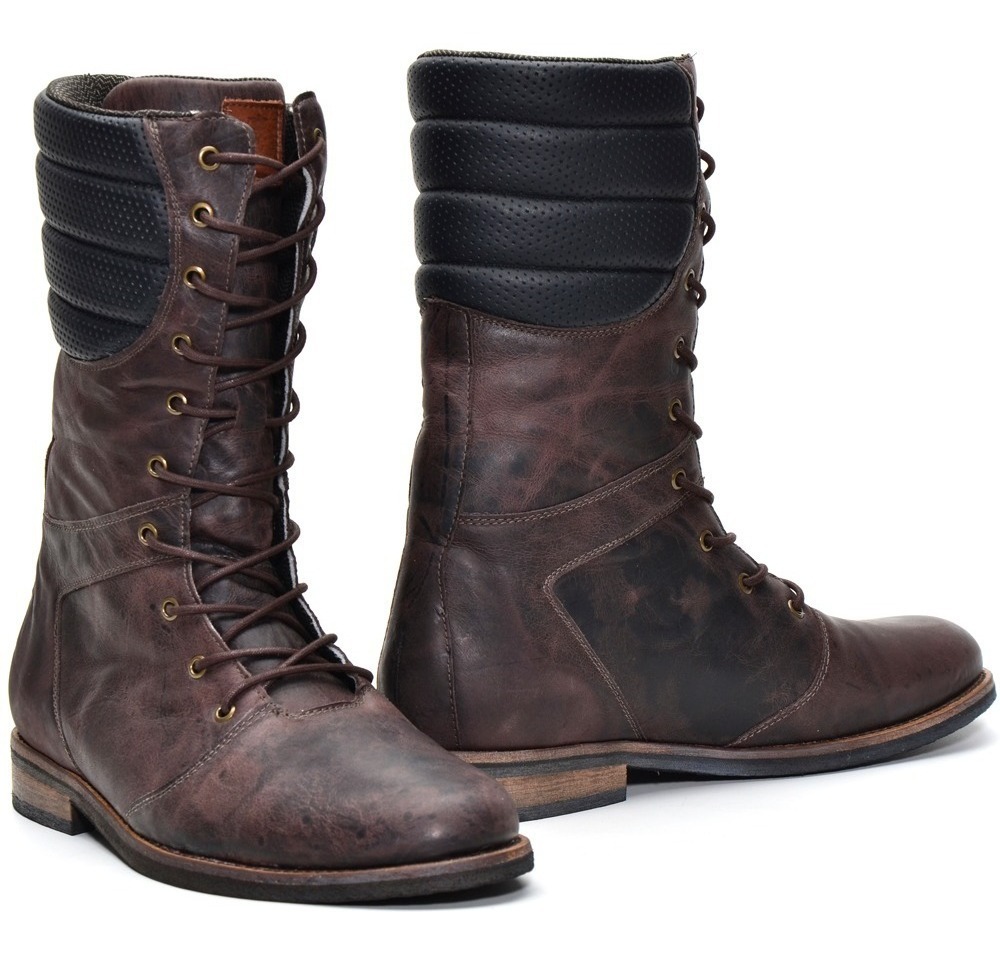 bota masculina couro cano alto