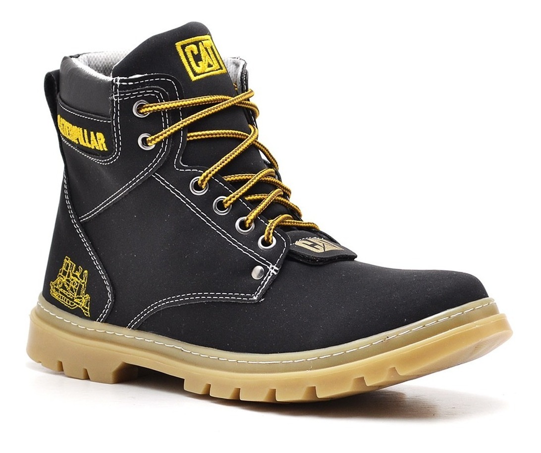 Bota Masculina Couro Ecologico Sapato Promoção Prontaentrega - R$ 119,90 em Mercado Livre