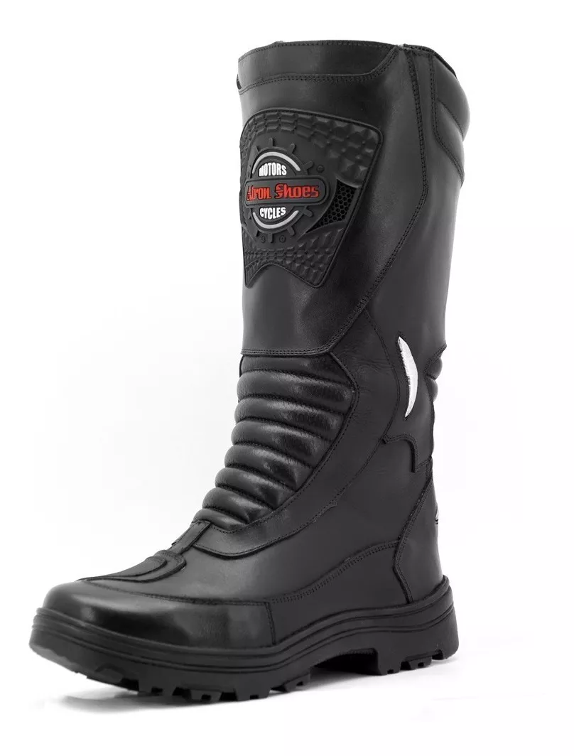 botas masculinas cano longo motoqueiro