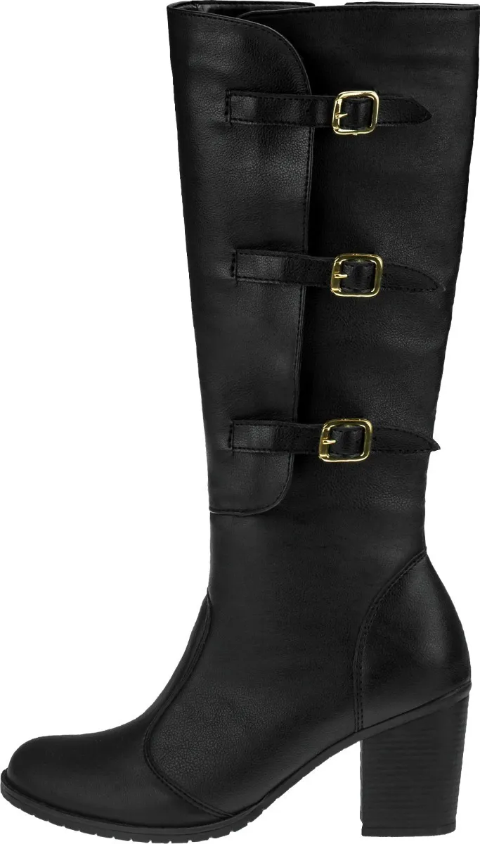 mercado livre botas cano longo salto alto
