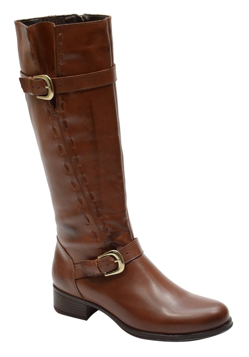 Bota Montaria Feminina Clássica - Couro Legitimo - R$ 229,99 em Mercado Livre