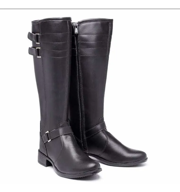 ULTRA BOOTS STORE | Bota Montaria Feminina Couro Ecológico - Compre Já - R$ 89,90