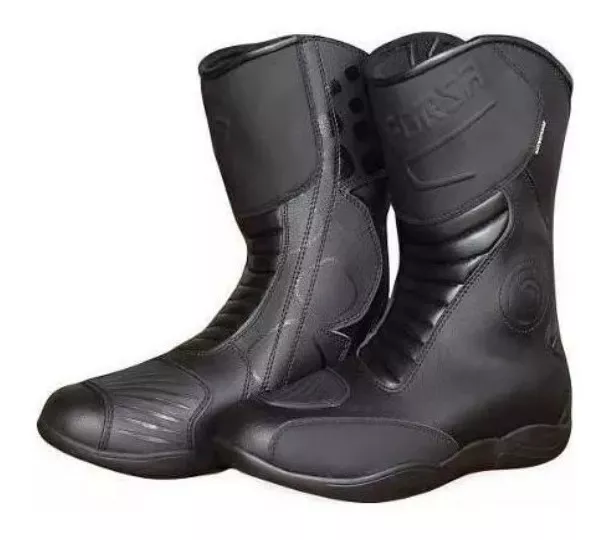 bota feminina motociclista impermeavel