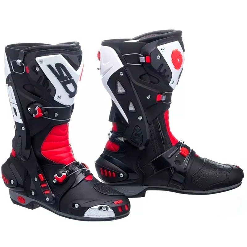 Bota Motociclista Sidi Vortice Preta/vermelha - R$ 9.999,50 em Mercado Livre