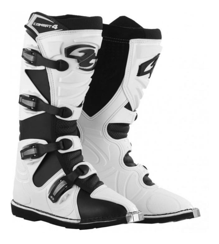 Bota Motocross Trilha Pro Tork Combat 4 Branca + Meiao Brind - R$ 434,90 em Mercado Livre