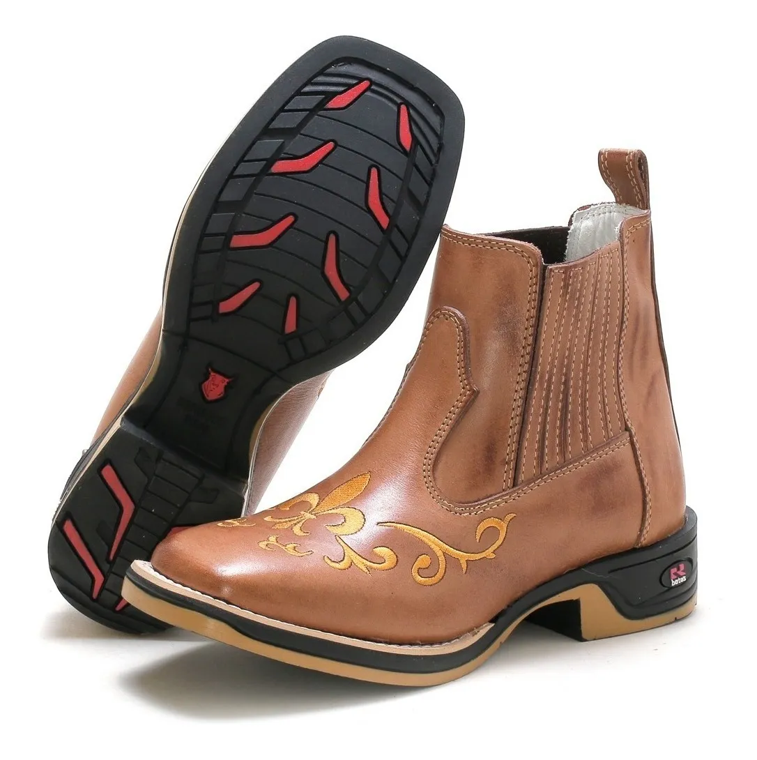 botas para cavalgada cano curto