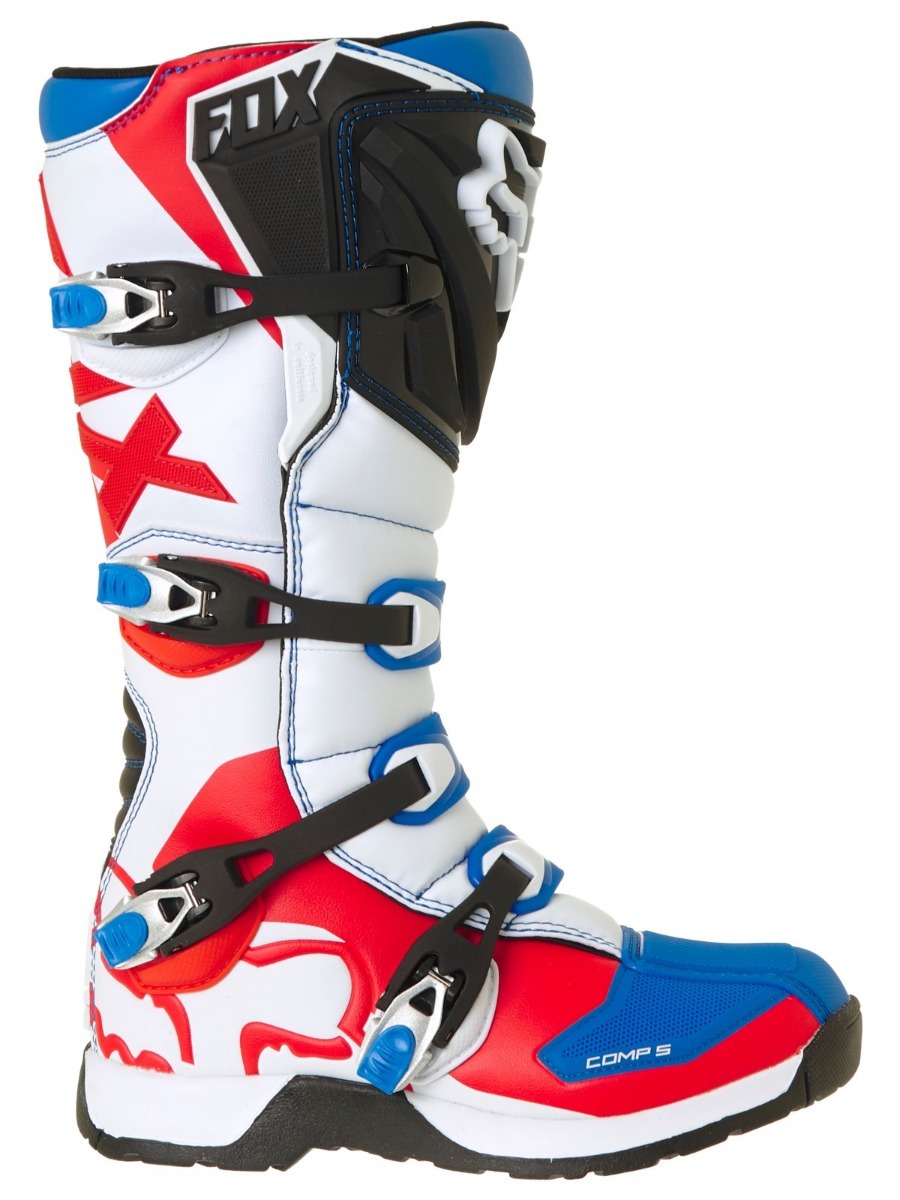 Bota Trilha Cross Fox Comp 5 Vermelho/azul - Us 10 Br 41/42 - R$ 1.299,00 em Mercado Livre