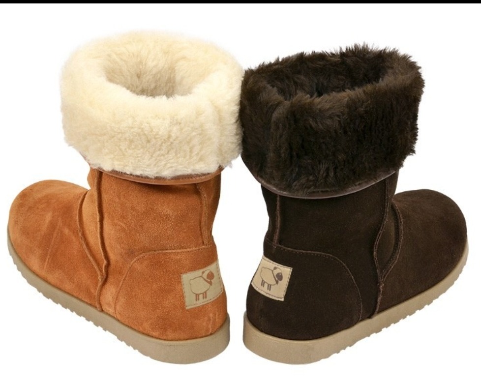 Com De Ugg Lã Bota Forrada Carneiro 354ALRjq