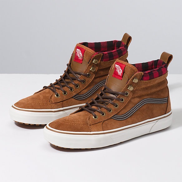 Bota Vans Sk8 hi Mte Glazed Ginger Bota Piel Old Skool botas vans piel beige