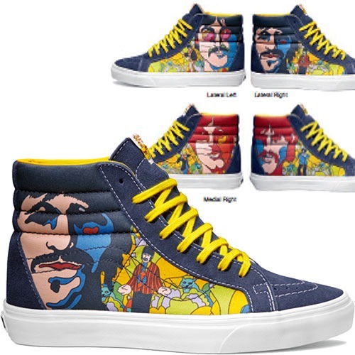 vans sk8 hi yellow submarine