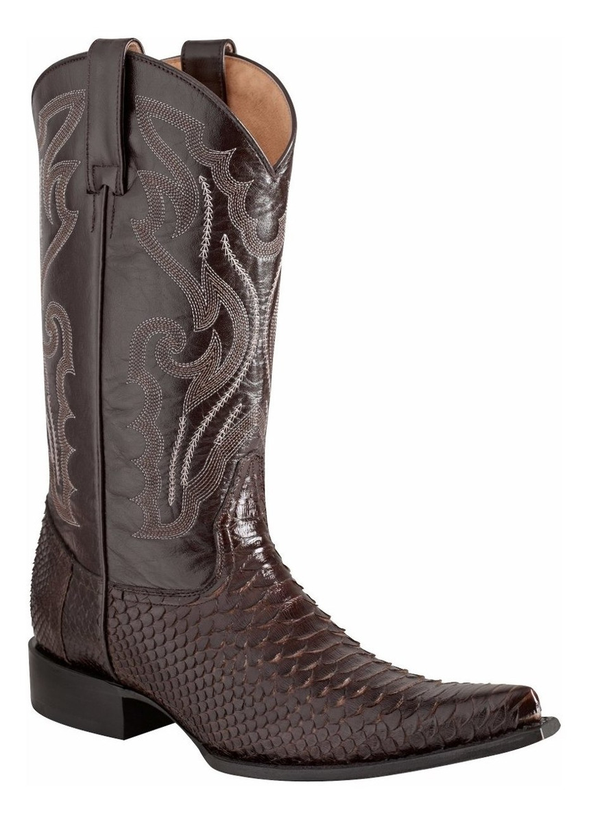 Bota Vaquera Python Y Lizzard Armadillo - $ 2,295.00 en Mercado Libre