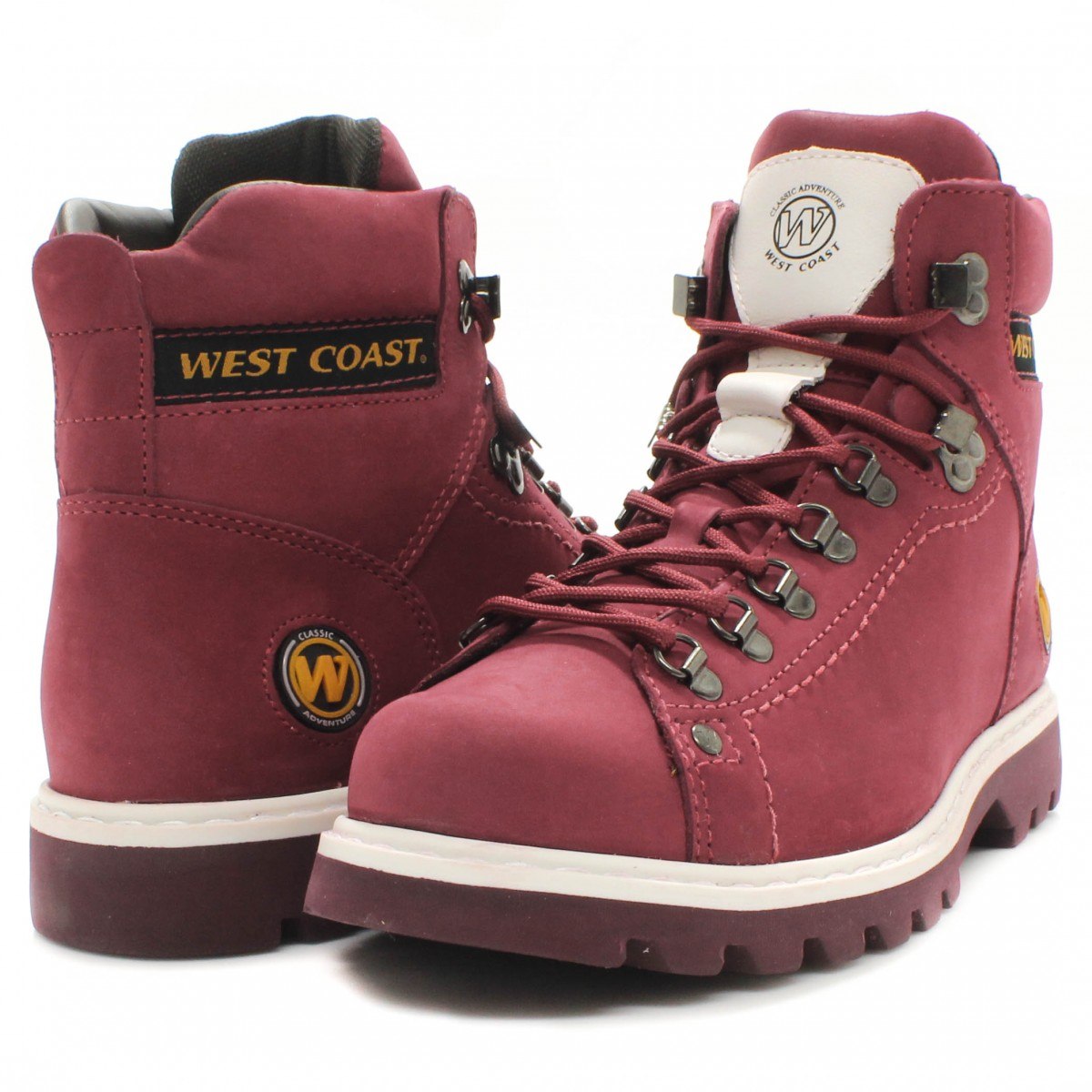 bota west coast vermelha