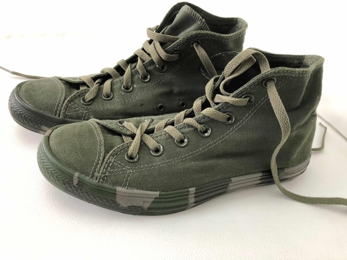 all star converse verde militar