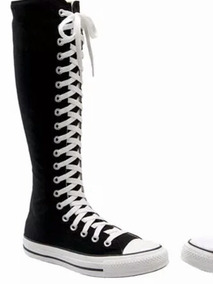 botas tipo converse altas