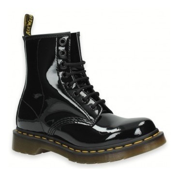 bota charol mujer