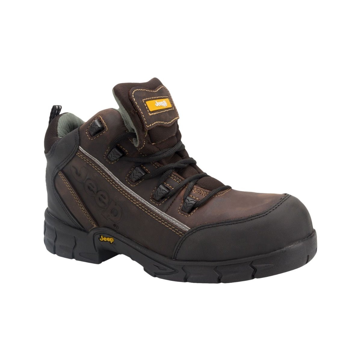 Botas Jeep Uso Rudo Casco Policarbonato Dieléctrico Café - $ 1,389.00