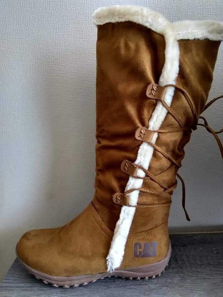 Botas Mujer Invierno Cafe Y Gris Verdoso Agta Env Gratis - $ 26.000 en