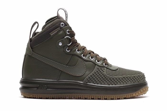 Botas Nike Air Force One Duckboot Af1 Verde Militar - $ 2,299.00 en Mercado Libre