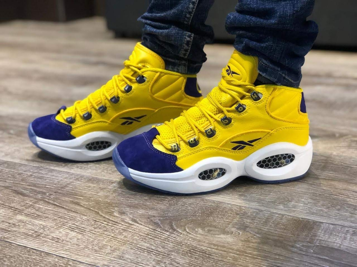 reebok question mid hombre verdes