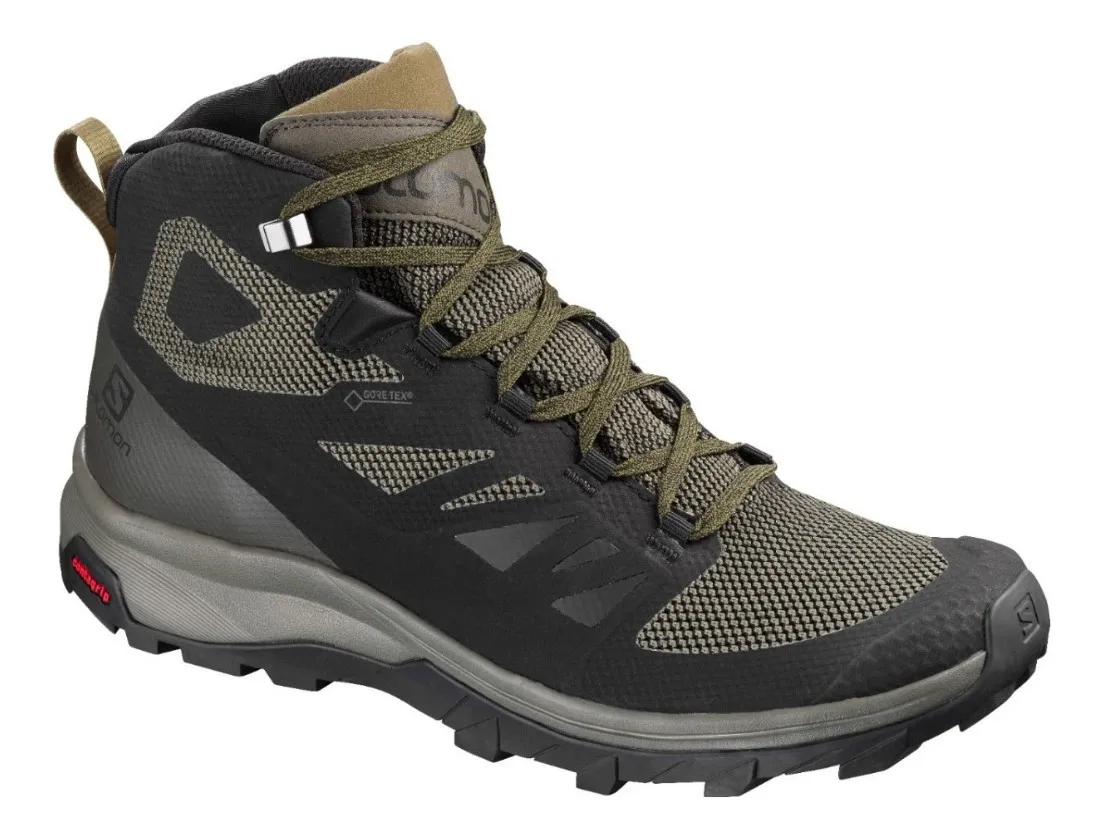 ALPES.CAMPING.SKI | Botas Salomon Outline Mid Gtx Hombre Trekking - $ 14.499,00 ALPES.CAMPING.SKI | Botas Salomon Outline Mid Gtx Hombre Trekking - $ 14.499,00