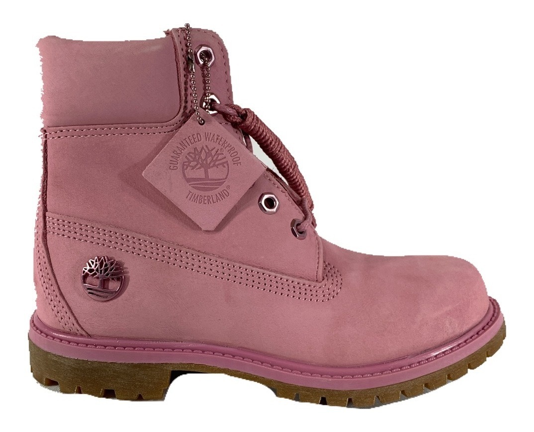 Botas Timberland 6in Premium Rosa Mujer A15ko Look Trendy - $ 2,999.00