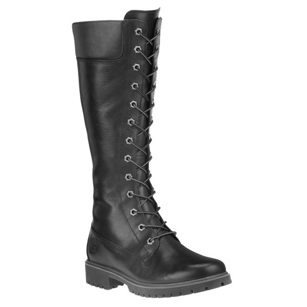 Mujer Negras Botas Timberland Tb08632a001 Altas Piel Remate NPwkXZ8n0O