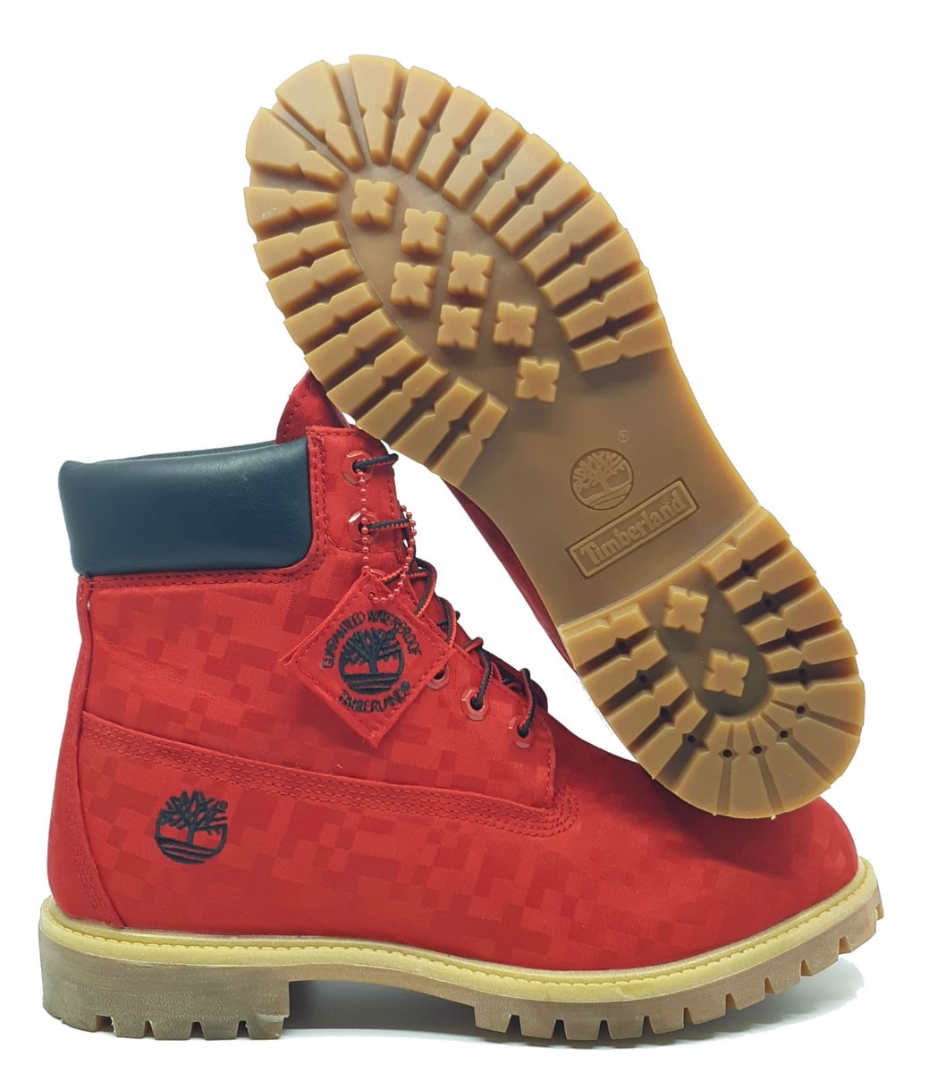 Botas Timberland Nuevas Originales De Hombre A1540 Rojas - $ 2,399.00