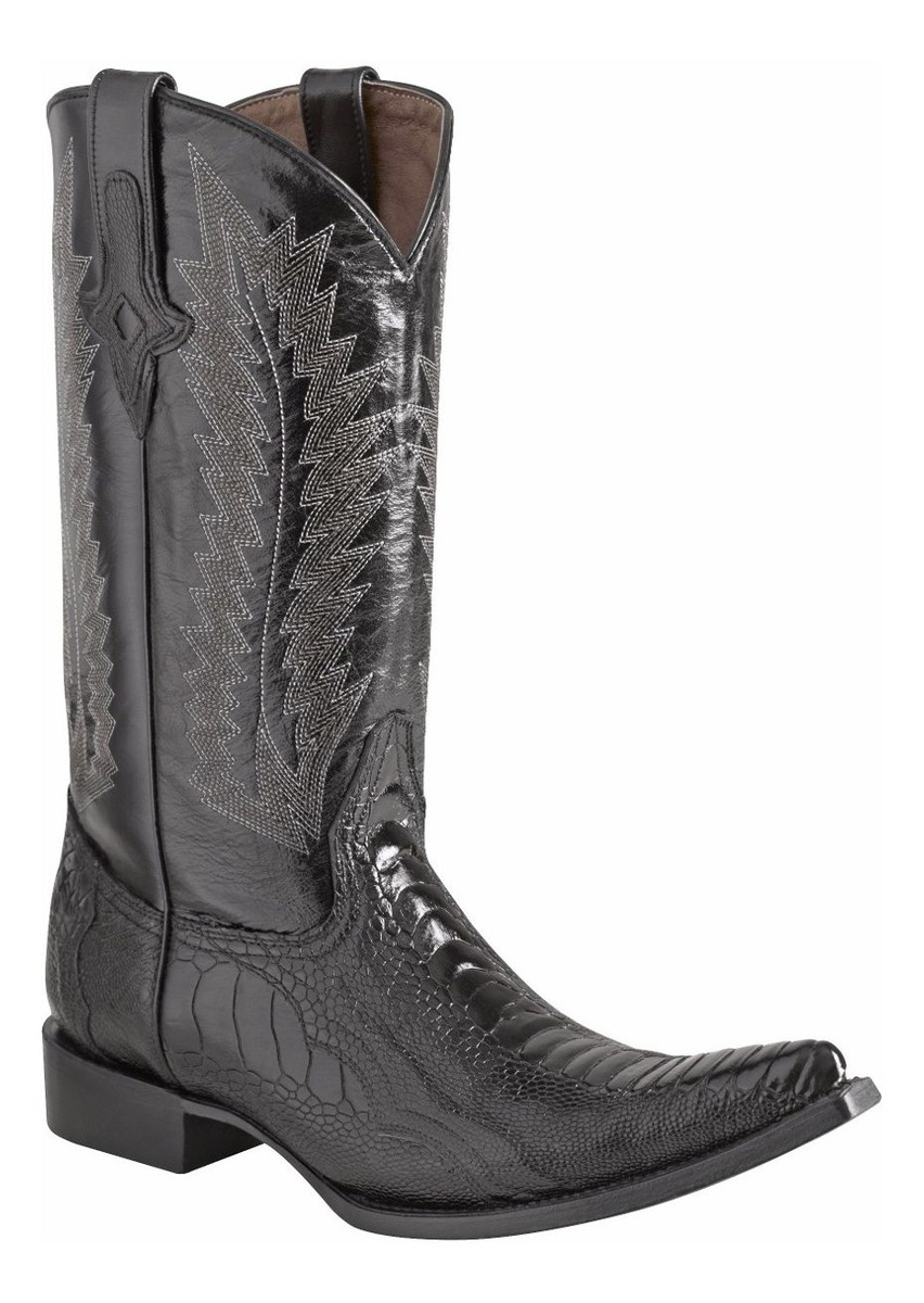 Botas De Pata De Avestruz Botas Vaqueras Pata Avestruz Original - $ 2,749.00 en Mercado Libre