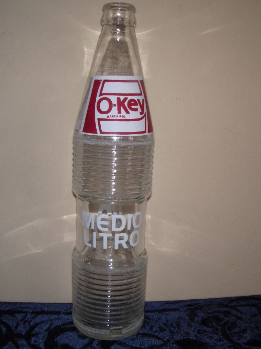 Botes De Medio Litro Botella Antigua De Refresco Okey Medio Litro - $ 250.00 en Mercado Libre
