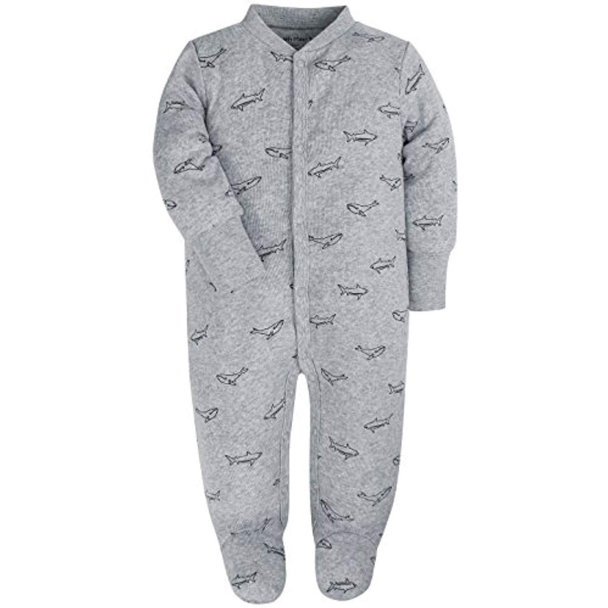 Both Meet Yuan Baby Cotton Cartoon Pajamas Baby Girls and Boys Long Sleeve Romper