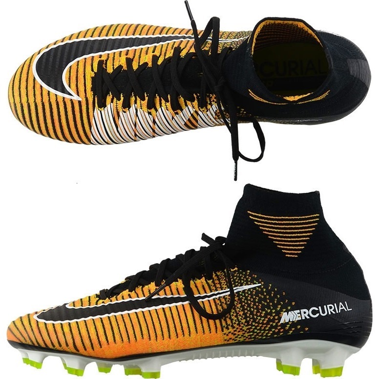 mercurial amarillo con negro