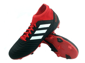 botines adidas negro y rojo