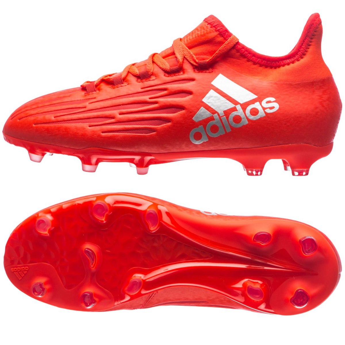 adidas botines rojos