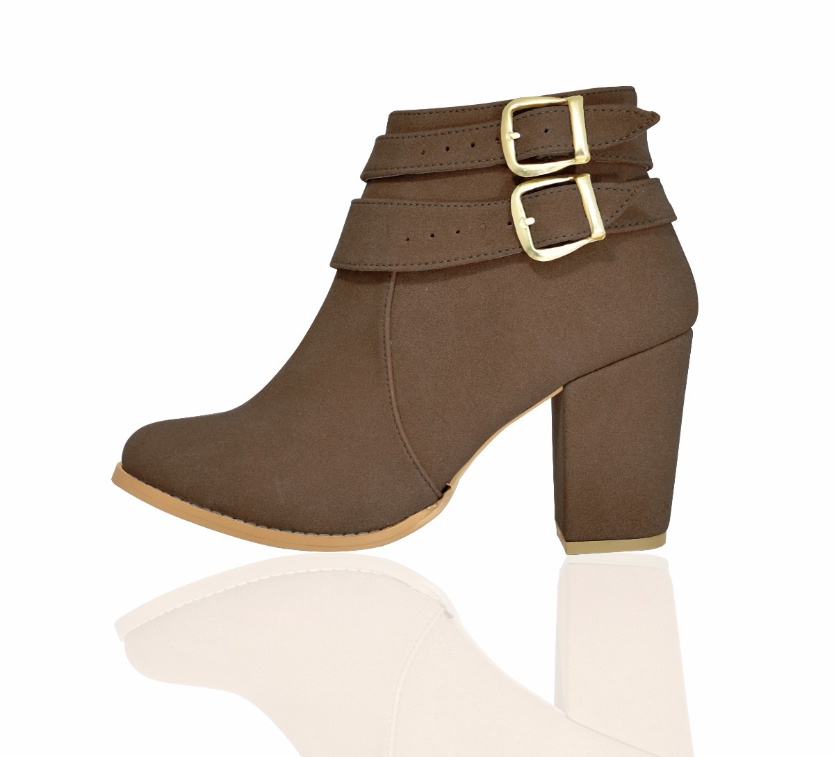 Botines Dama Tacon Ancho Mujer Botines Modelos Varios - $ 299.00 en