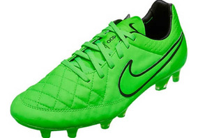 botines nike tiempo verdes