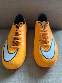 botines mercurial naranjas