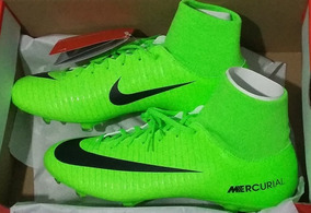 Botines Nike Mercurial Verde Fluor - Fútbol en Mercado Libre Argentina