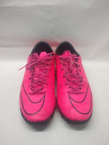 botines nike rosa fluorescente