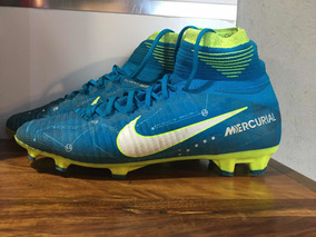 botines de neymar azules