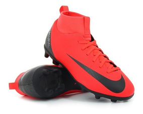 Botines Nike Mercurial Naranjas Y Negro Adultos - Fútbol en Mercado Libre  Argentina