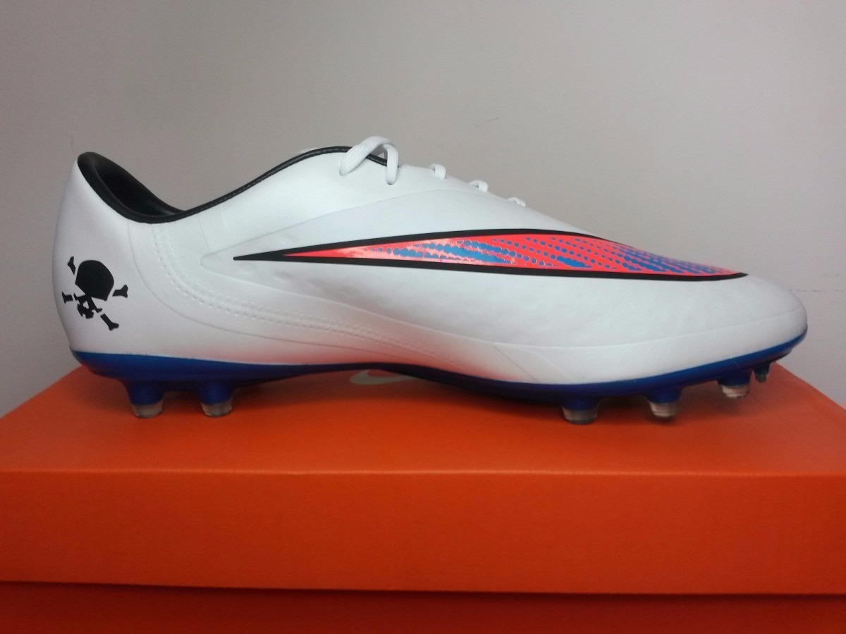 botines nike hypervenom blancos