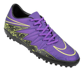 Botines Nike Violeta Y Amarillo Adultos - Fútbol en Mercado Libre Argentina