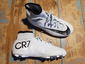 botines cr7 blancos