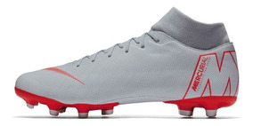 botines nike mercurial grises