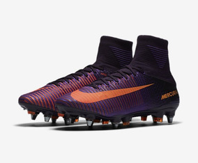 botines nike mercurial violetas