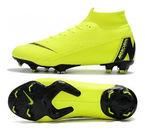 botines nike mercurial verde fluor