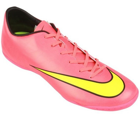 botines nike mercurial blanco y rosa