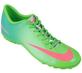 Botines Nike Verdes Fluor Adulto - Fútbol en Mercado Libre Argentina